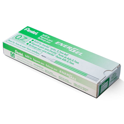Refill Ink - For EnerGel Gel Pen, 0.7mm Metal Tip, Medium, Green Ink (LR7-D)