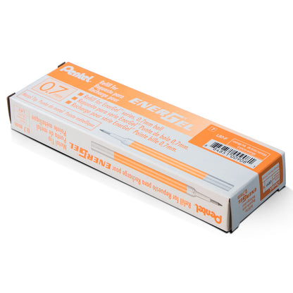 Refill Ink - For EnerGel Gel Pen, 0.7mm Metal Tip, Medium, Orange Ink (LR7-F)