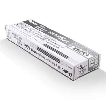 Refill Ink - For EnerGel Gel Pen, 0.7mm Metal Tip, Medium, Gray Ink (LR7-N)