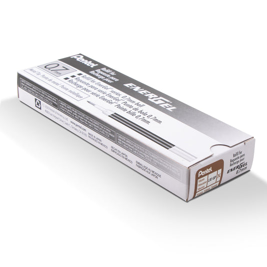 Refill Ink - For EnerGel Gel Pen, 0.7mm Metal Tip, Medium, Sepia Ink (LR7-SP)