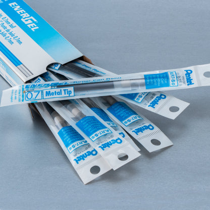 Refill Ink - For EnerGel Gel Pen, 0.7mm Metal Tip, Medium, Sky Blue Ink (LR7-S)