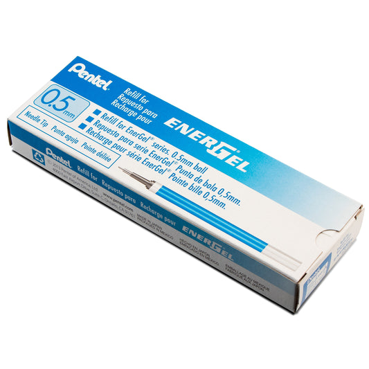 Refill Ink - For EnerGel Gel Pen 0.5mm Needle Tip, Fine, Blue Ink (LRN5-C)