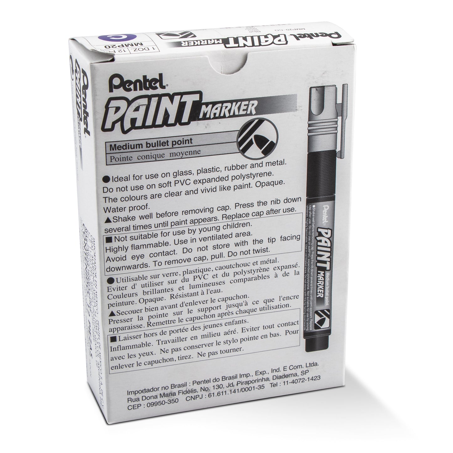 Paint Markers, Medium Bullet Point, Blue Ink (MMP20-C)