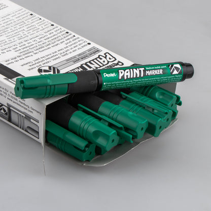 Paint Markers, Medium Bullet Point, Green Ink (MMP20-D)