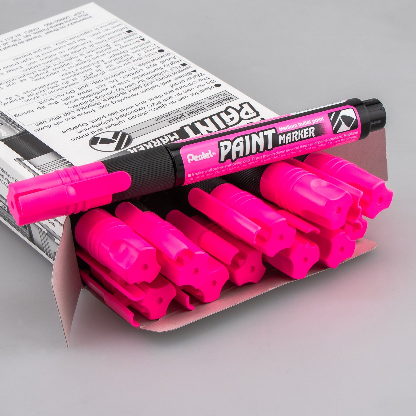 Paint Markers, Medium Bullet Point, Pink Ink (MMP20-P)