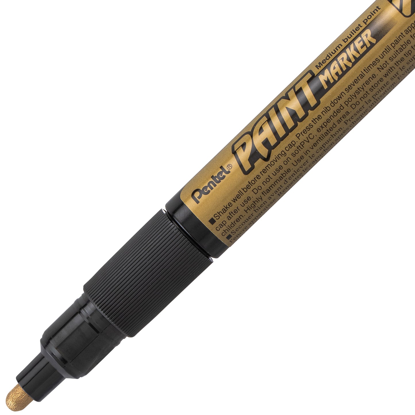 Paint Markers, Medium Bullet Point, Gold Ink (MMP20-X)