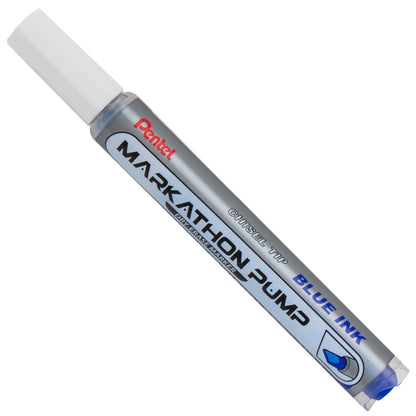 Markathon Pump Dry Erase Marker, Chisel Tip, Blue Ink (MWL6SX-C)