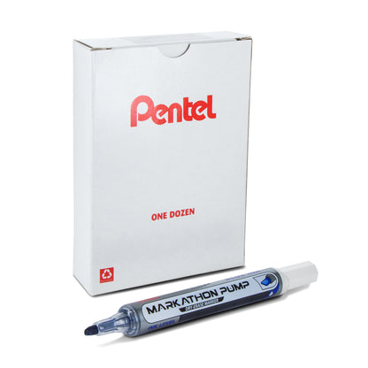Markathon Pump Dry Erase Marker, Chisel Tip, Blue Ink (MWL6SX-C)