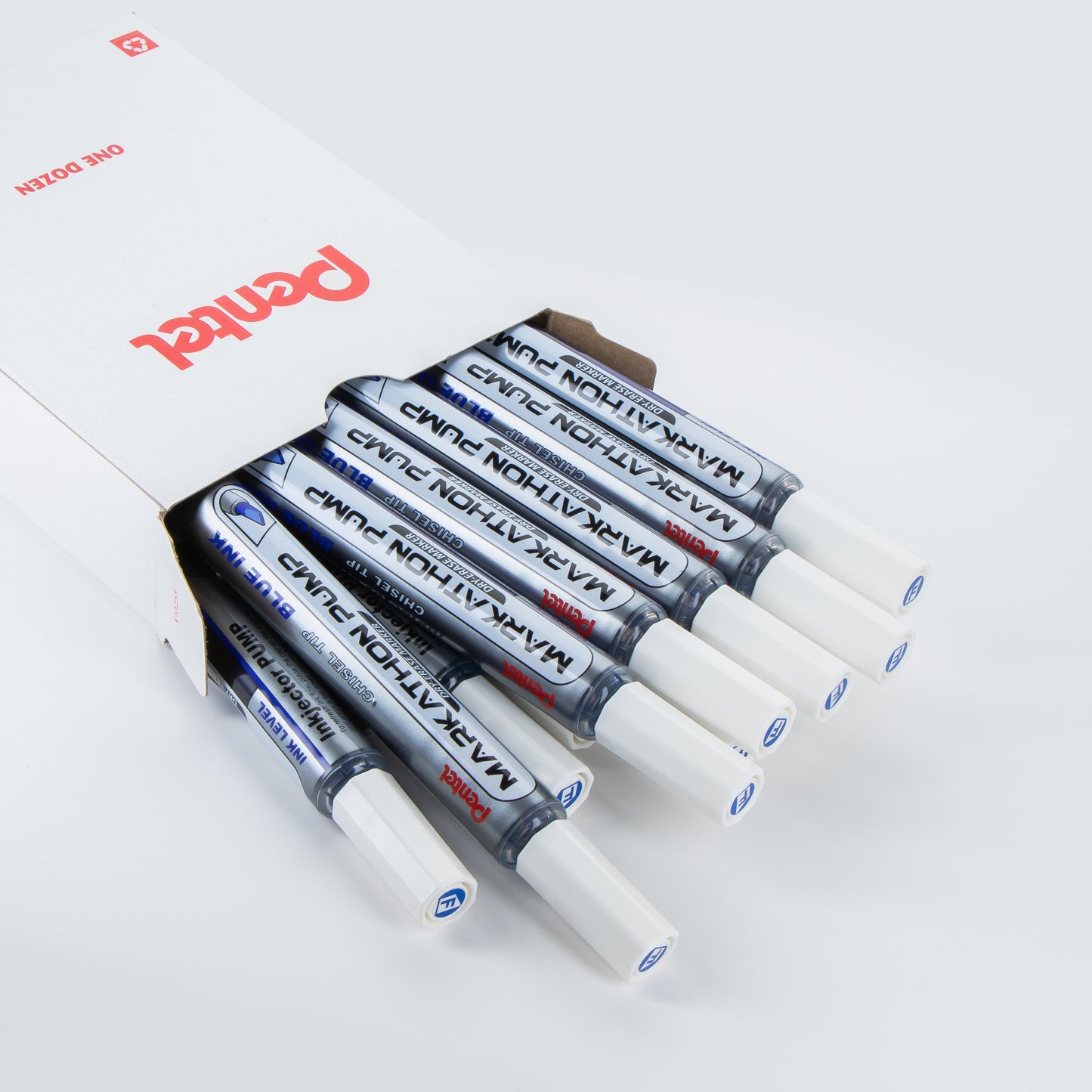 Markathon Pump Dry Erase Marker, Chisel Tip, Blue Ink (MWL6SX-C)