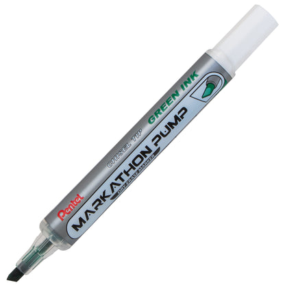 Markathon Pump Dry Erase Marker, Chisel Tip, Green Ink (MWL6SX-D)