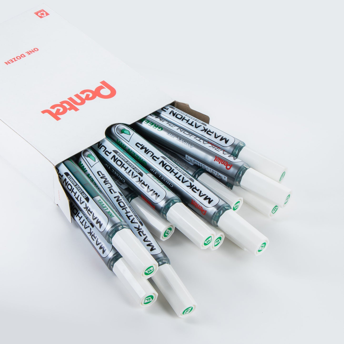 Markathon Pump Dry Erase Marker, Chisel Tip, Green Ink (MWL6SX-D)