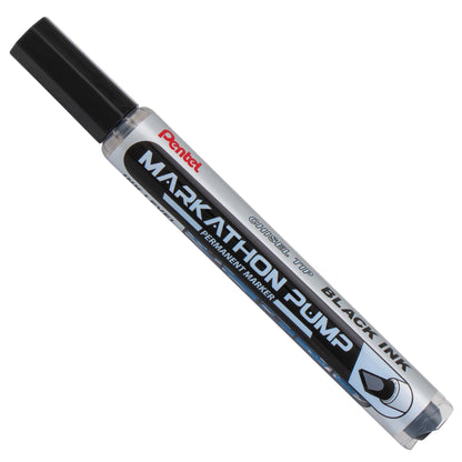 Markathon Pump Permanent Marker, Chisel Tip, Black Ink (NLF60X-A)