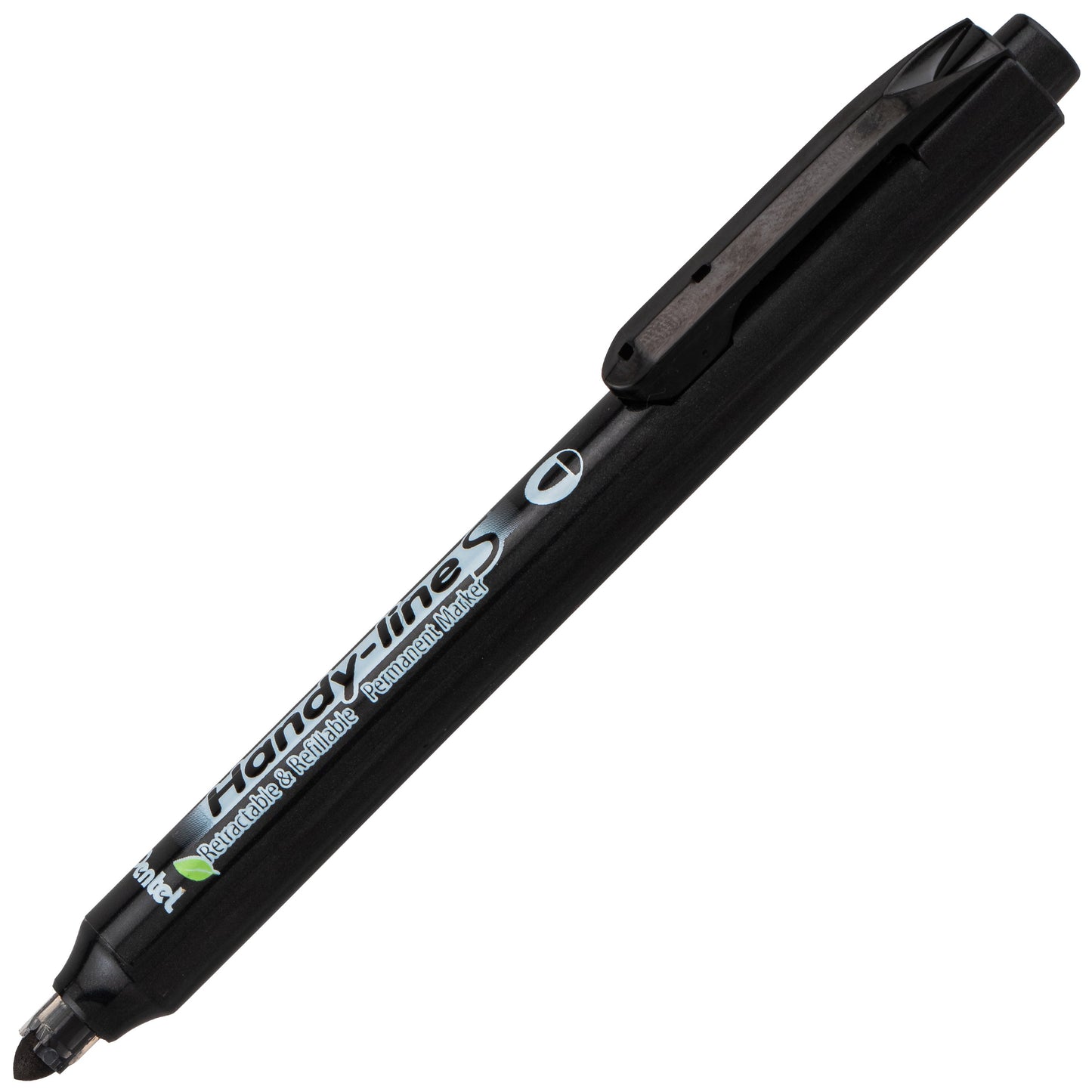 Handy-Line S Retractable Permanent Marker, Fine Bullet Tip, Black Ink (NXS15-A)