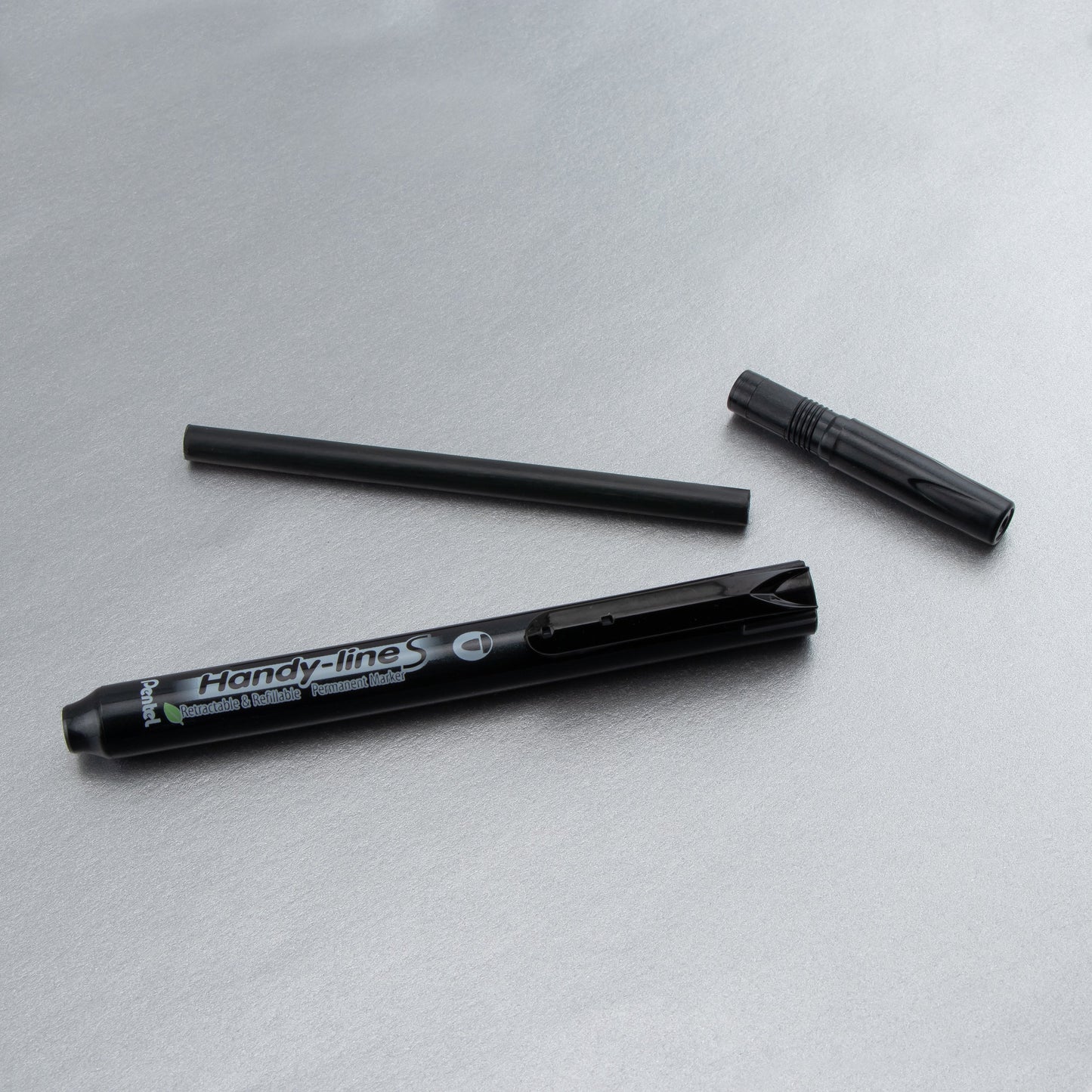 Handy-Line S Retractable Permanent Marker, Fine Bullet Tip, Black Ink (NXS15-A)