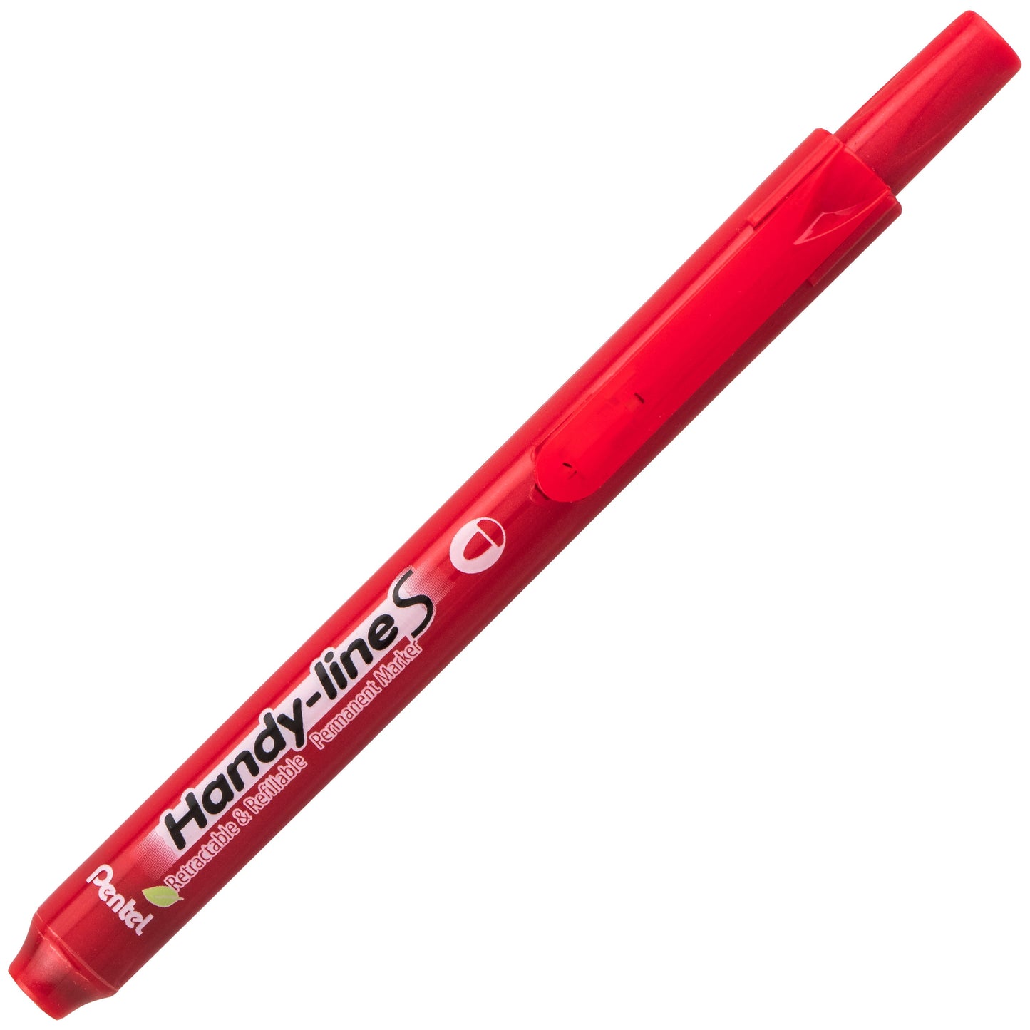 Handy-Line S Retractable  Permanent Marker, Fine Bullet Tip, Red Ink (NXS15-B)