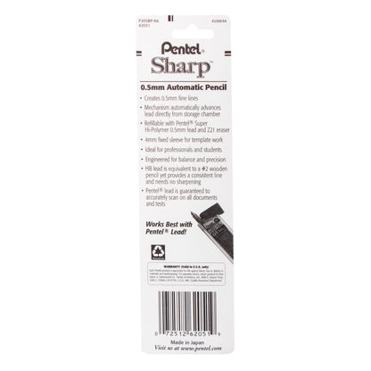 Sharp Mechanical Pencil (0.5mm) 1-Pk (P205BP-K6)