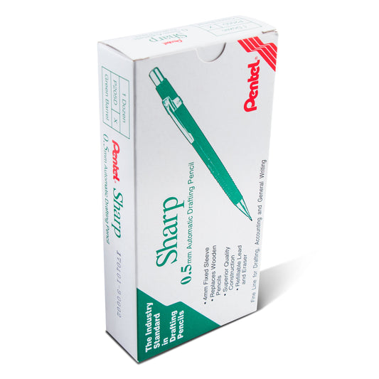 Sharp Mechanical Pencil (0.5mm), Green Barrel (P205D)