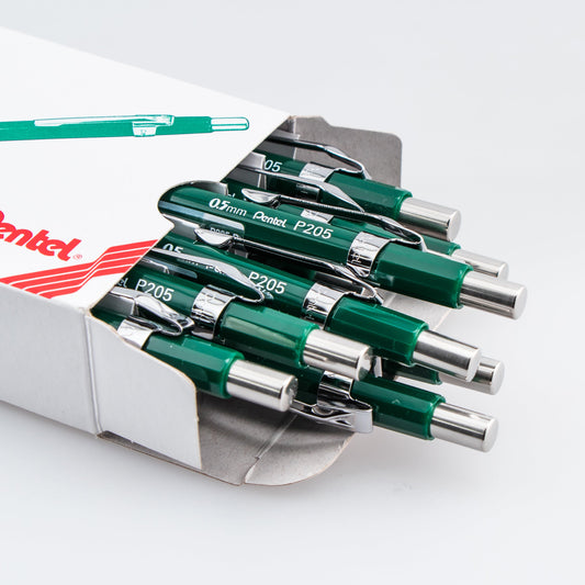 Sharp Mechanical Pencil (0.5mm), Green Barrel (P205D)