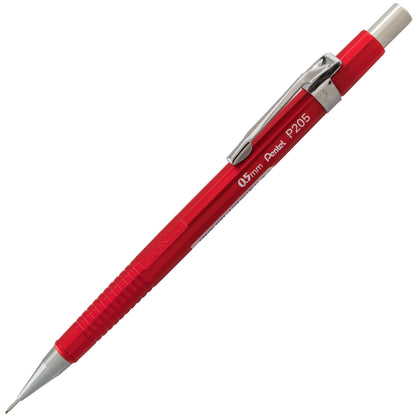 Sharp Mechanical Pencil, (0.5mm), Metallic Red Barrel (P205MB)