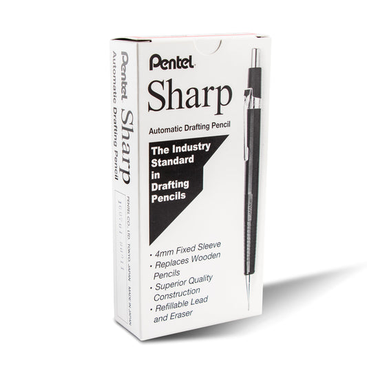 Sharp Mechanical Pencil, (0.5mm), Metallic Red Barrel (P205MB)