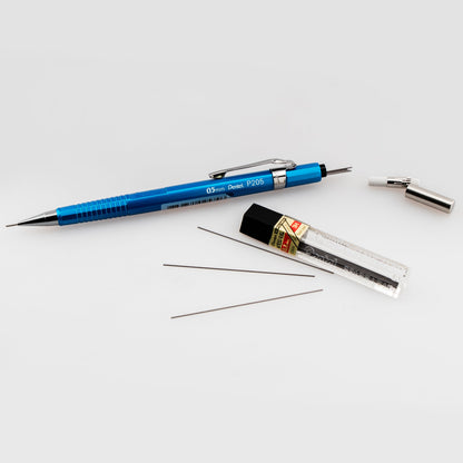 Sharp Mechanical Pencil, (0.5mm), Metallic Blue Barrel (P205MC)