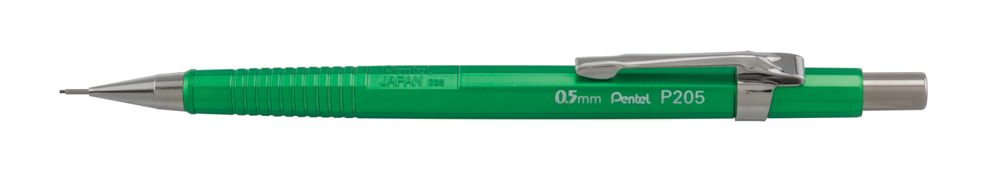 Sharp Mechanical Pencil, (0.5mm), Metallic Green Barrel (P205MD)