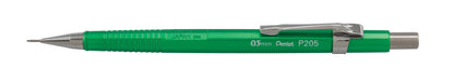 Sharp Mechanical Pencil, (0.5mm), Metallic Green Barrel (P205MD)