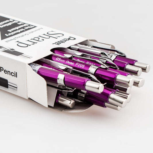 Sharp Mechanical Pencil, (0.5mm), Metallic Purple Barrel (P205MV)
