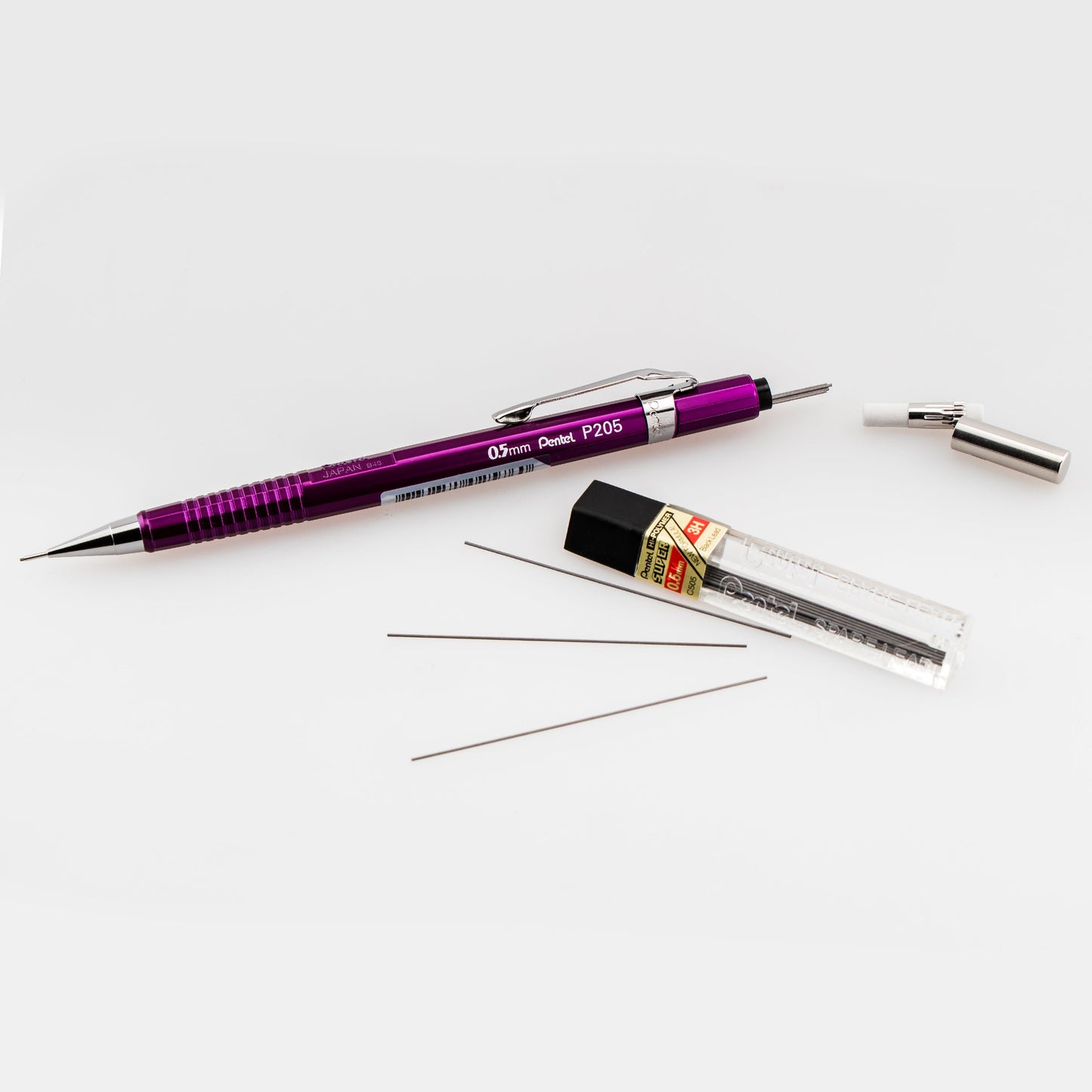 Sharp Mechanical Pencil, (0.5mm), Metallic Purple Barrel (P205MV)