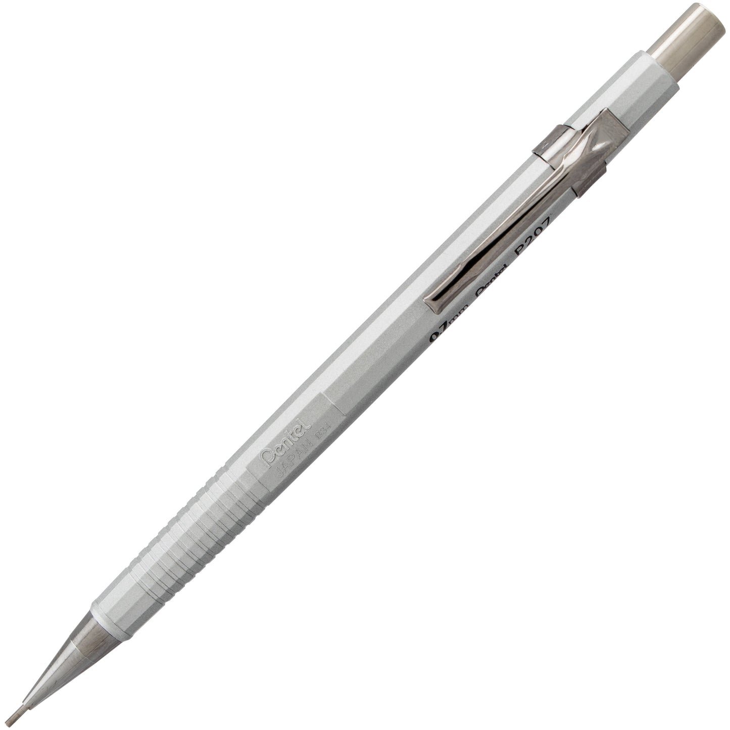 Sharp Mechanical Pencil (0.7mm) Metallic Silver Barrel (P207Z)