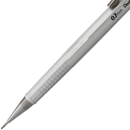 Sharp Mechanical Pencil (0.7mm) Metallic Silver Barrel (P207Z)