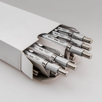 Sharp Mechanical Pencil (0.7mm) Metallic Silver Barrel (P207Z)