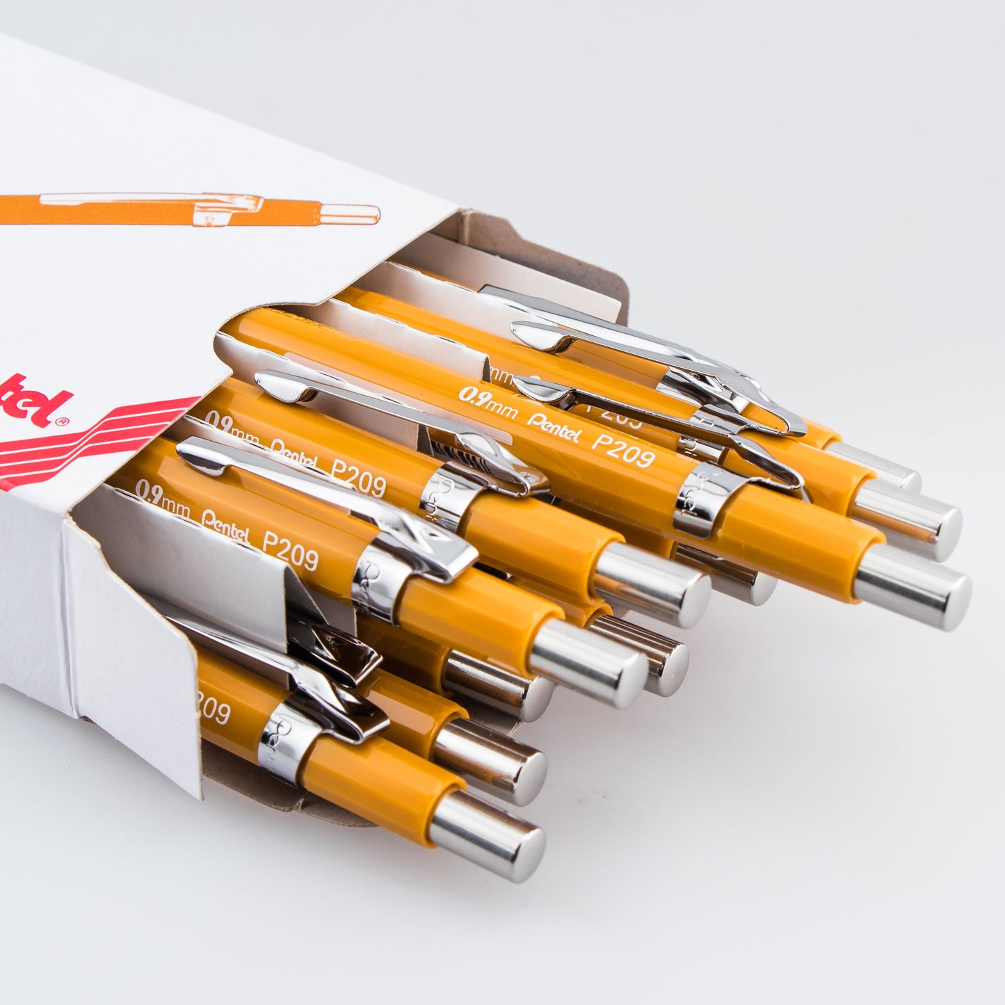 Sharp Mechanical Pencil (0.9mm), Yellow Barrel (P209G)