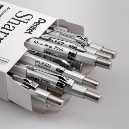 Sharp Mechanical Pencil, (0.9mm), Metallic Silver Barrel (P209Z)