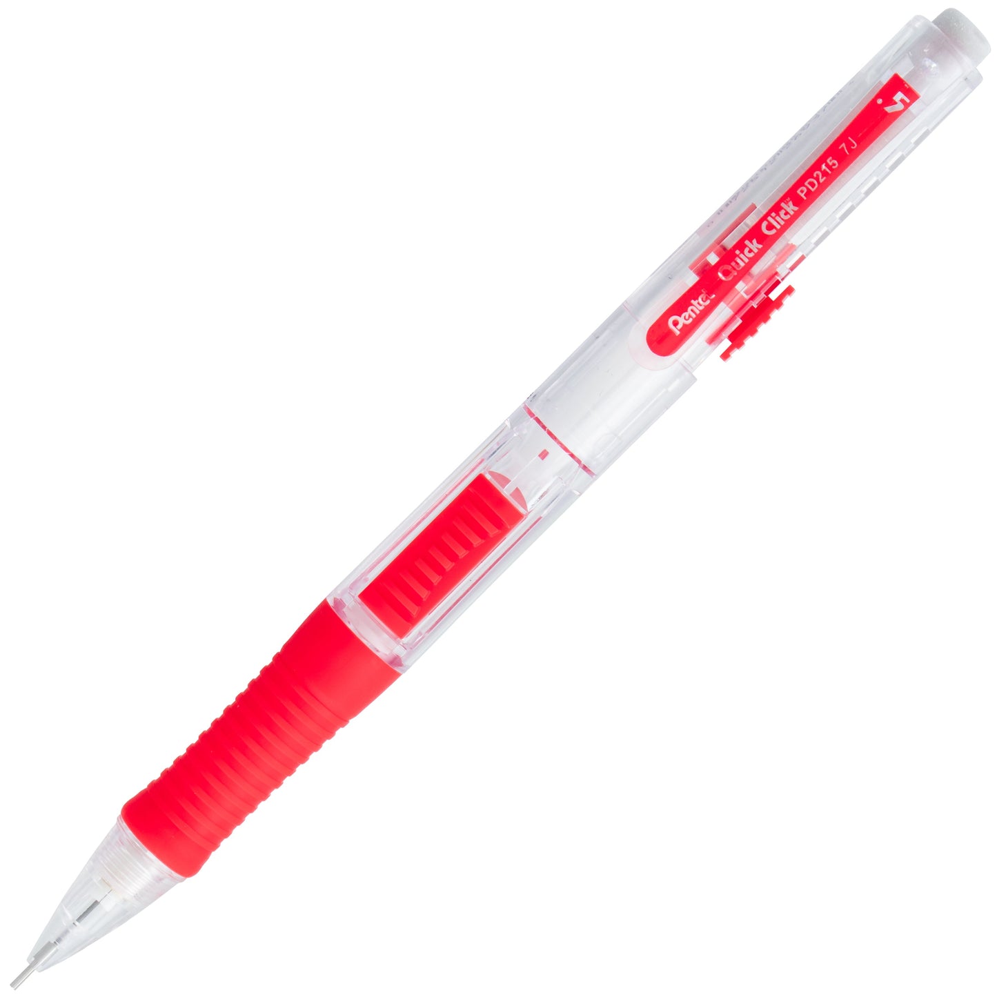 QUICK CLICK Mechanical Pencil (0.5mm), Red Barrel (PD215B)