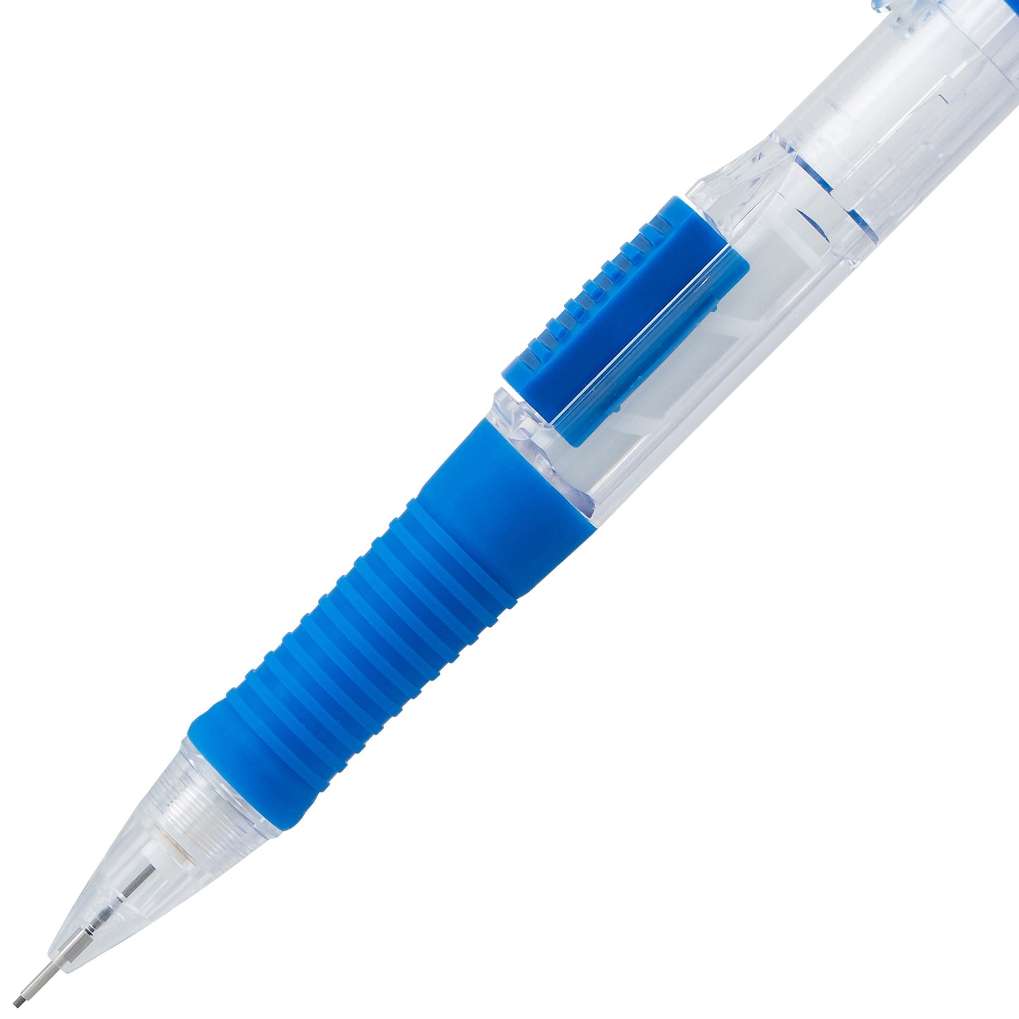 QUICK CLICK Mechanical Pencil (0.5mm), Blue Barrel (PD215C)