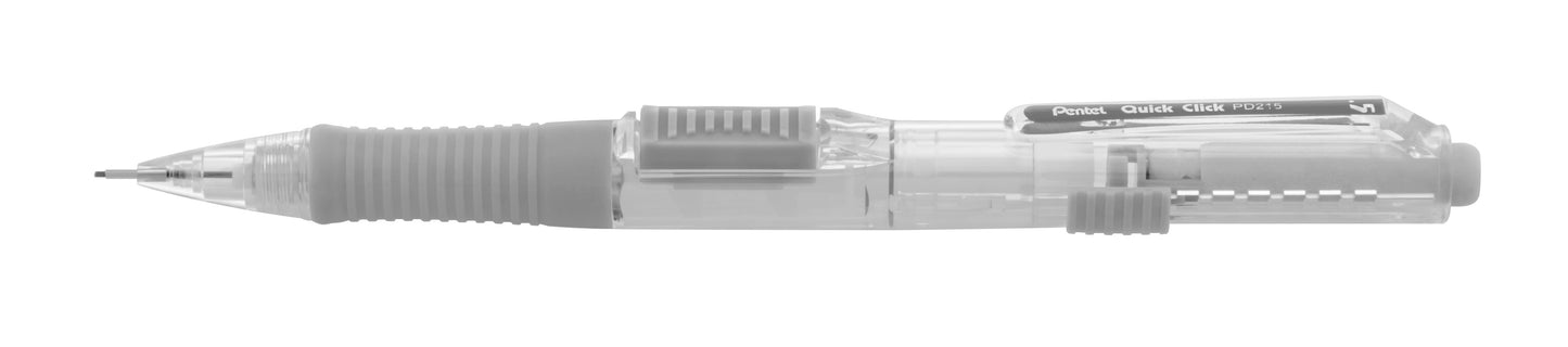 QUICK CLICK Mechanical Pencil (0.5mm), Gray Barrel (PD215N)