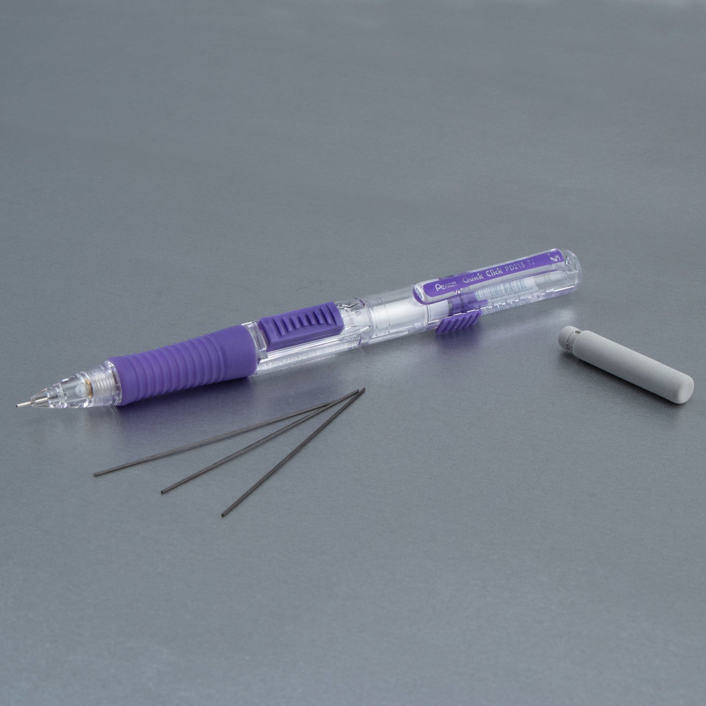 QUICK CLICK Mechanical Pencil (0.5mm), Violet Barrel (PD215V)
