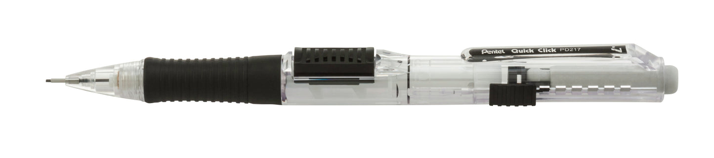 QUICK CLICK Mechanical Pencil (0.7mm), Black Barrel (PD217A)
