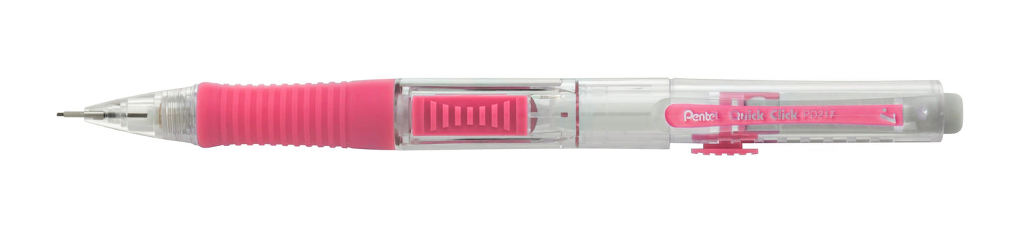 QUICK CLICK Mechanical Pencil (0.7mm), Pink Barrel (PD217P)