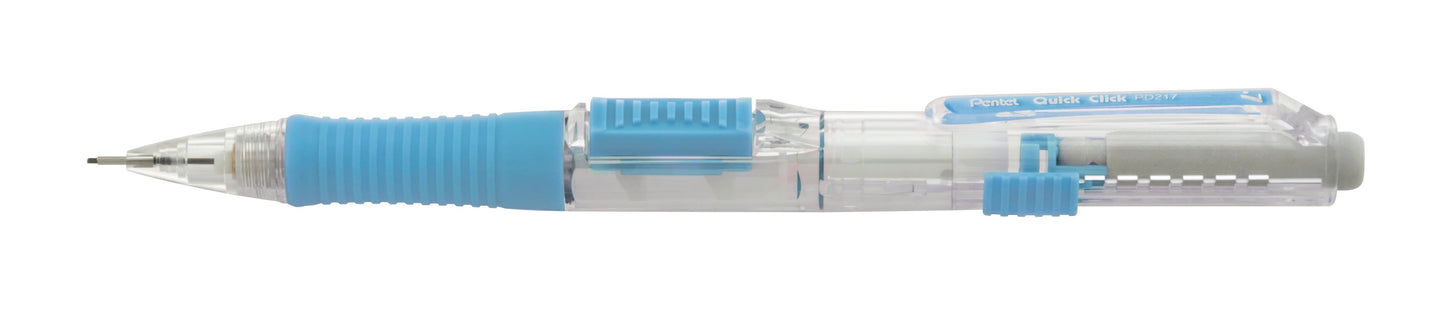 QUICK CLICK Mechanical Pencil (0.7mm), Sky Blue Barrel (PD217S)