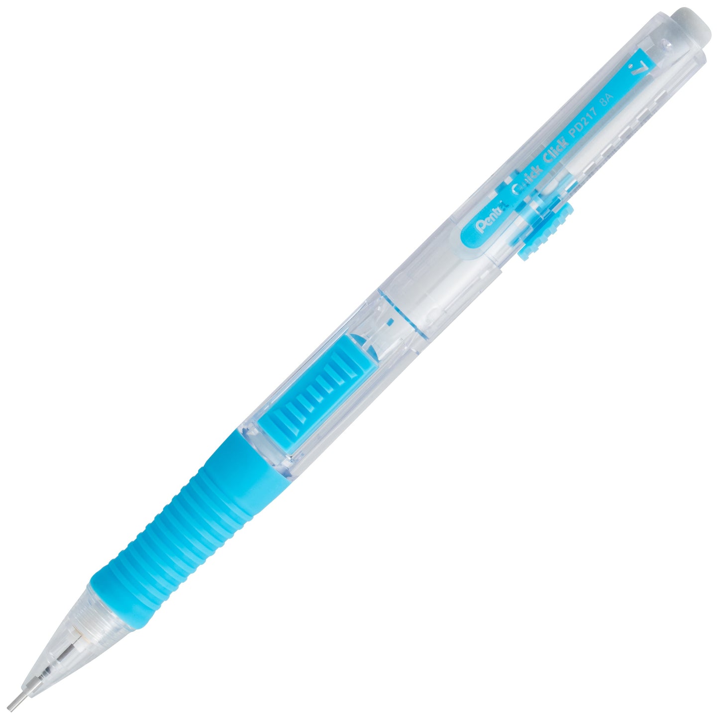 QUICK CLICK Mechanical Pencil (0.7mm), Sky Blue Barrel (PD217S)
