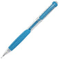 Twist-Erase CLICK  Mechanical Pencil, (0.7mm), Clear Barrel, Sky Blue Grip (PD277TS)
