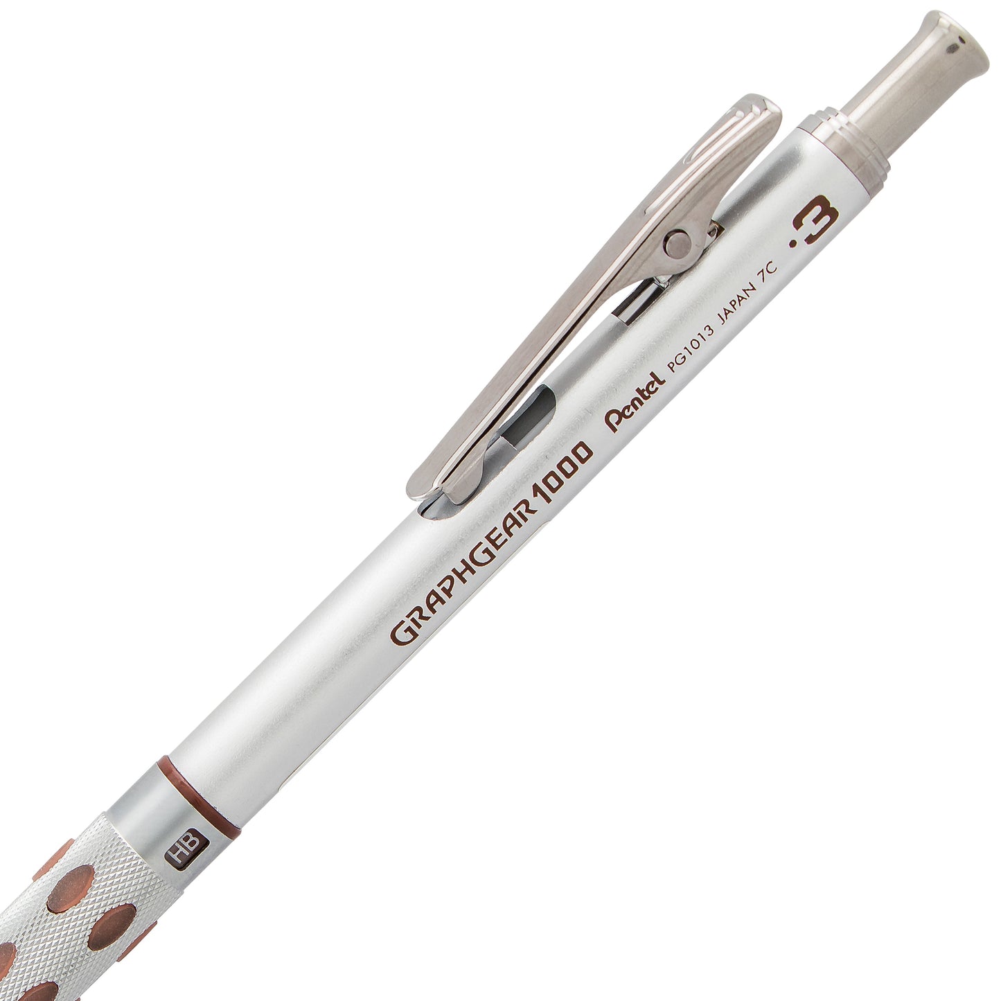 GraphGear 1000 Automatic Drafting Pencil (0.3mm), Brown Accents (PG1013E)