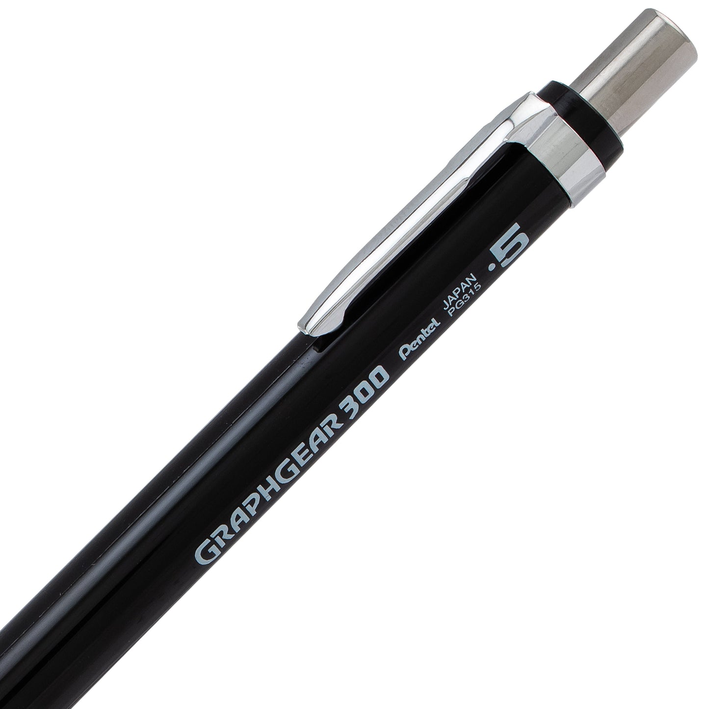 GraphGear 300 Mechanical Pencil, (0.5mm) Fine line, Black Barrel (PG315A)