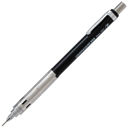GraphGear 300 Mechanical Pencil, (0.7mm) Medium line, Black Barrel (PG317A)