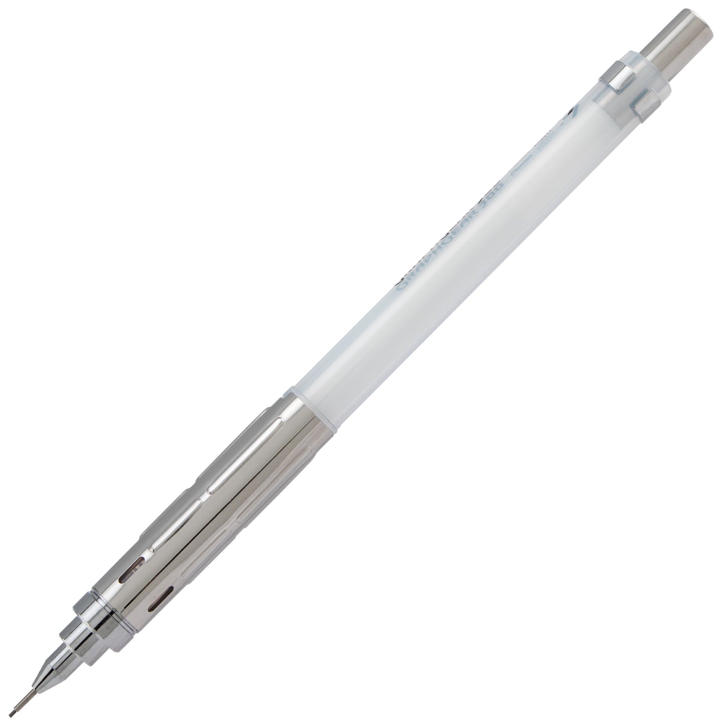 GraphGear 300 Mechanical Pencil, (0.7mm) Medium line, White Barrel (PG317TW)