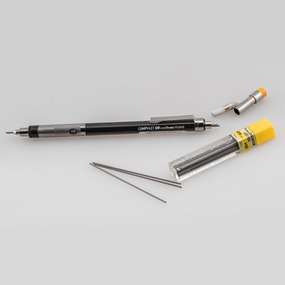 Graphlet Mechanical Pencil (0.9mm) Yellow Cap (PG509GD)