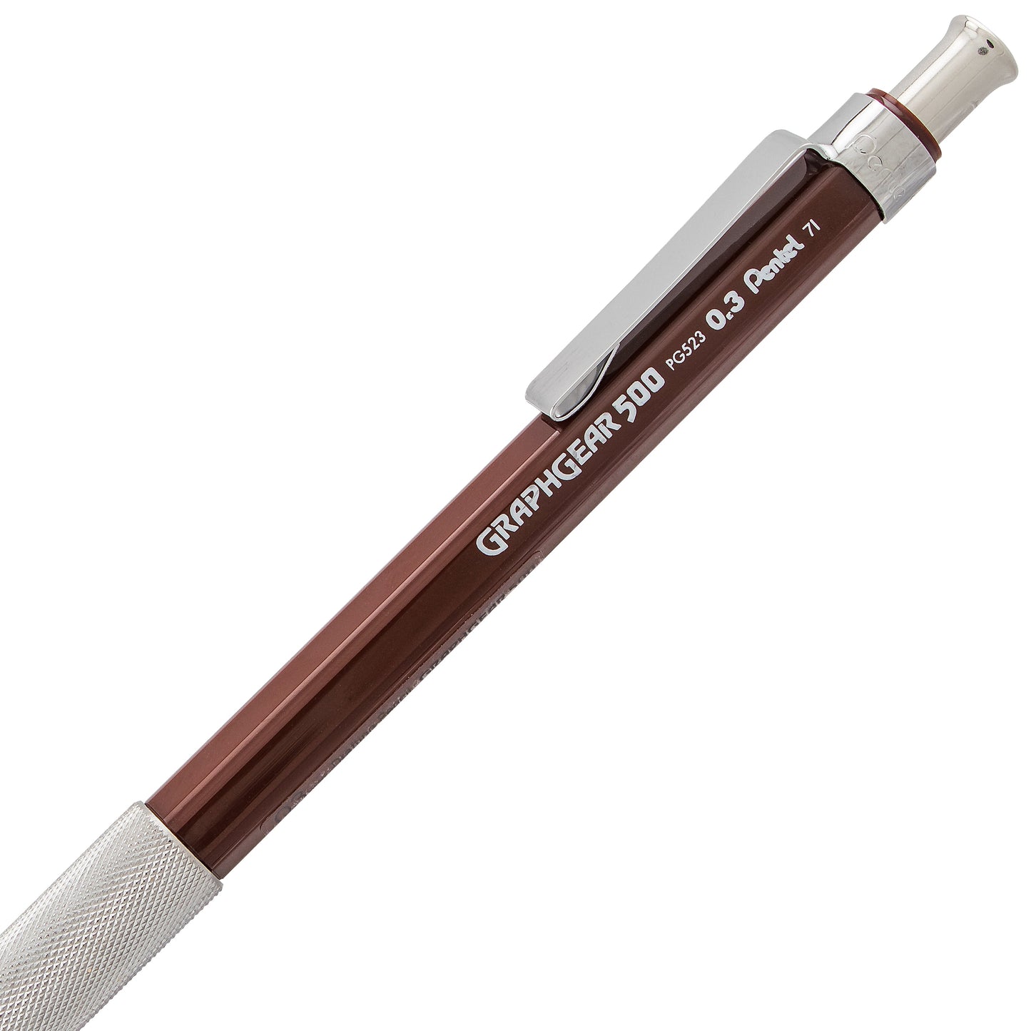 GraphGear 500 Automatic Drafting Pencil (0.3mm), Brown Barrel (PG523E)
