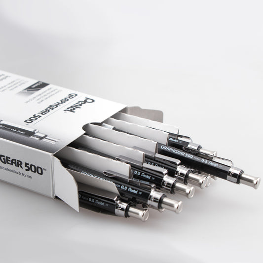 GraphGear 500 Automatic Drafting Pencil (0.5mm), Black Barrel (PG525A)